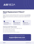 Airreza Replacement Filter – H13 True HEPA + Carbon