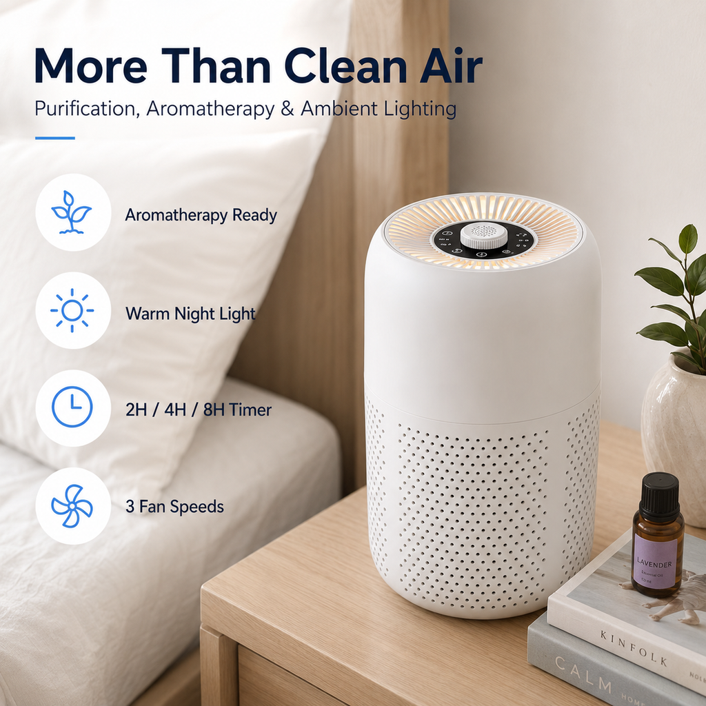 Airreza Bloom Small – Air Purifier with Aroma Diffuser