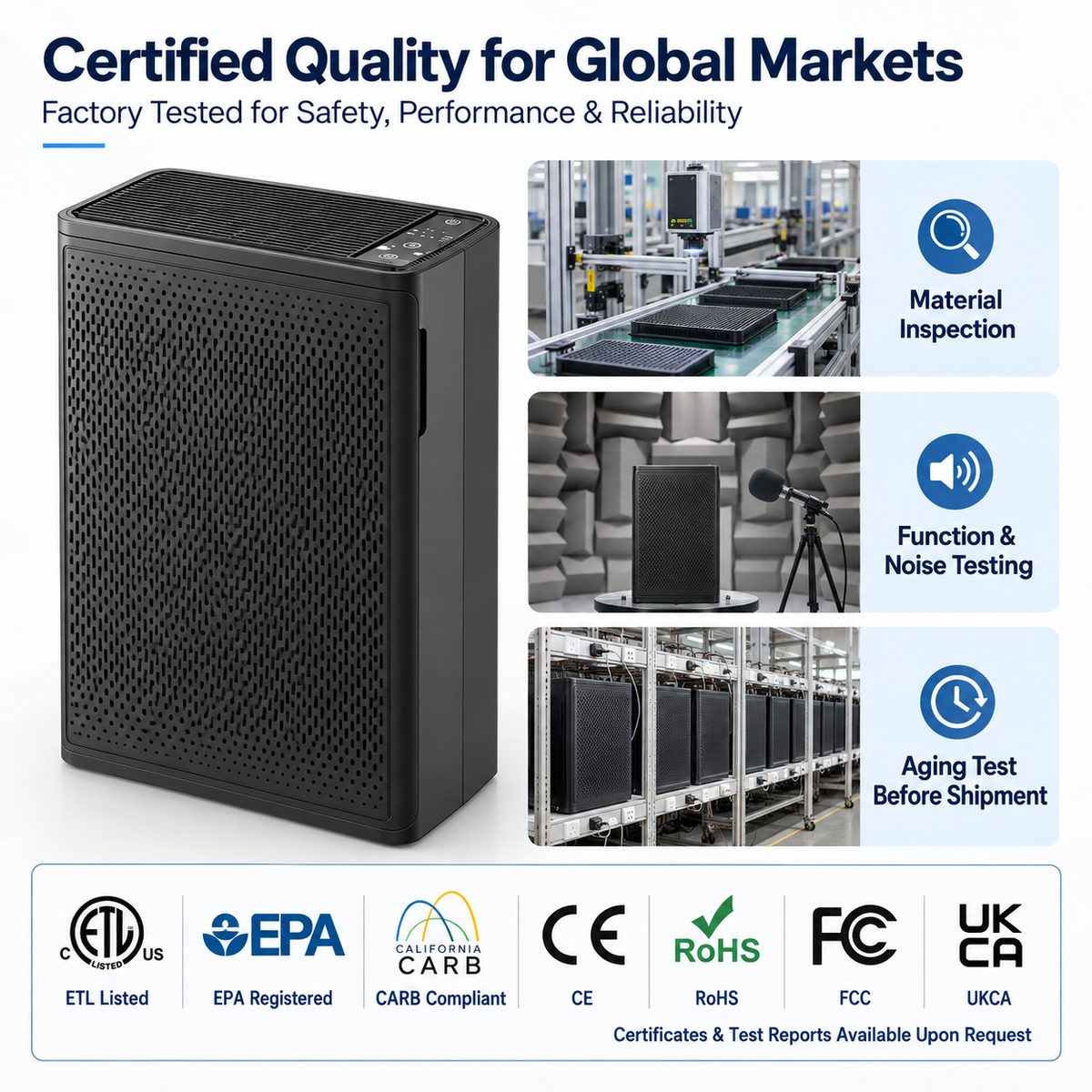 Airreza Pure Large – H13 True HEPA Air Purifier