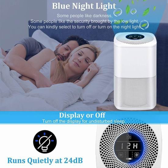 Airreza Bloom Medium – Smart Air Purifier with Air Quality Sensor