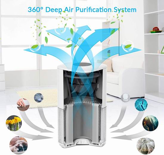 Airreza Bloom Medium – Smart Air Purifier with Air Quality Sensor